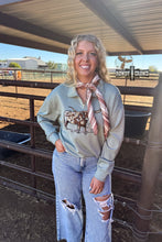 Load image into Gallery viewer, BLUE Lomita Longhorn Pullover