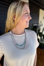 Load image into Gallery viewer, Turquoise Pearl Necklace