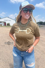 Load image into Gallery viewer, BROWN Leopard Bit Tee