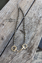 Load image into Gallery viewer, Gold Buckle Bit Necklace