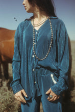 Load image into Gallery viewer, PONY UP PLISSE * TEAL
