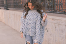 Load image into Gallery viewer, CHECK ONE TWO PONCHO
