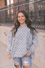 Load image into Gallery viewer, CHECK ONE TWO PONCHO
