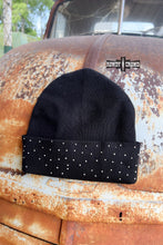 Load image into Gallery viewer, BLACK- Shine Bright Beanie
