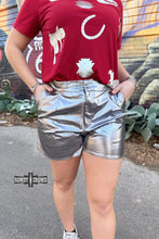 Load image into Gallery viewer, Marfa Metallic Shorts
