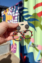 Load image into Gallery viewer, Red Hondo Earrings

