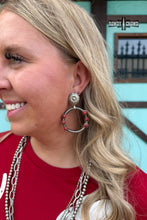 Load image into Gallery viewer, Red Hondo Earrings
