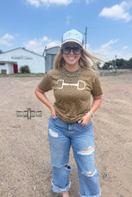 Load image into Gallery viewer, BROWN Leopard Bit Tee
