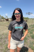 Load image into Gallery viewer, TURQUOISE Lucky Rodeo Tee

