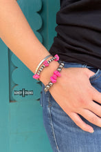 Load image into Gallery viewer, Little Pink Rock Bracelet
