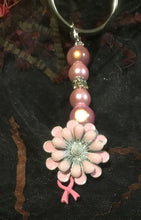 Load image into Gallery viewer, The Tina - Breast Cancer Awareness Keychain
