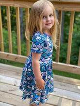 Load image into Gallery viewer, Be A Mermaid CrissCross Dress
