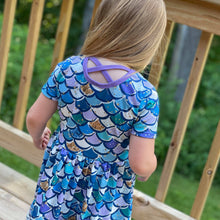 Load image into Gallery viewer, Be A Mermaid CrissCross Dress
