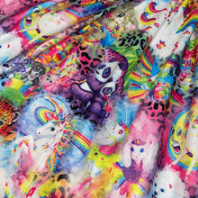 Load image into Gallery viewer, Pink Bright Animals Rainbow Flutter Sleeve Peplum Set
