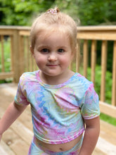 Load image into Gallery viewer, Pastel Tie Dye Crop Top and Skirt Set
