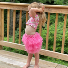 Load image into Gallery viewer, Watermelon Print Crop &amp; Tulle Skort Set
