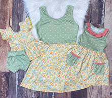 Load image into Gallery viewer, Mint and Coral Mommy Dress
