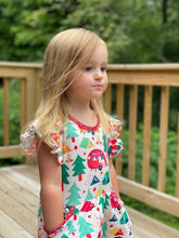 Load image into Gallery viewer, Wanderlust Camping Pocket Peplum Short Set
