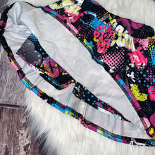 Load image into Gallery viewer, Crop and Skort Set - Bright Grafiti
