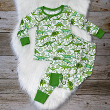 Load image into Gallery viewer, Green Dinosaur Printed Loungewear Set

