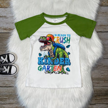 Load image into Gallery viewer, Back to School Raglan - Ready to Crush Kindergarten
