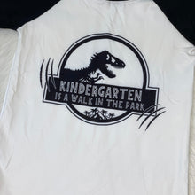 Load image into Gallery viewer, Back to School Raglan - Black Kindergarten is a Walk in the Park
