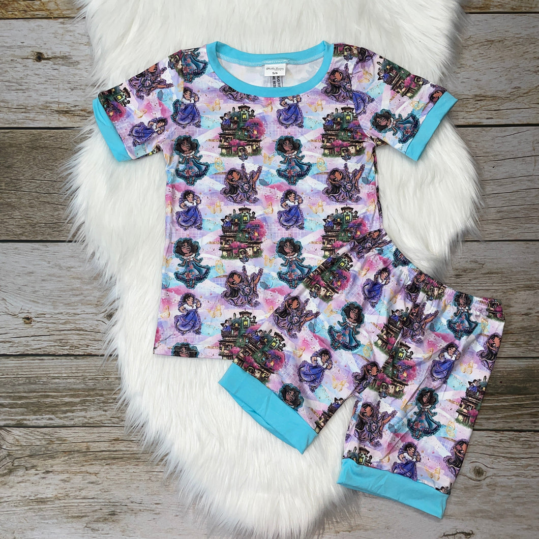 Miracle Movie Printed Short Sleeve Loungewear Set