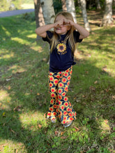 Load image into Gallery viewer, Stay Wild Sun Child Sunflower Graphic Tee and Bell Pants
