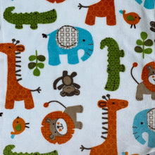 Load image into Gallery viewer, Minky Dot Plush Baby Blanket - Wild Safari
