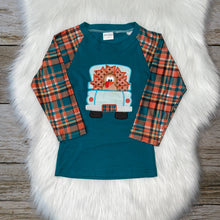 Load image into Gallery viewer, Embroidered Turkey Pickup Truck Raglan
