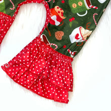 Load image into Gallery viewer, Cozy Christmas Hot Cocoa Printed Long Sleeve Romper
