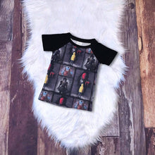 Load image into Gallery viewer, Halloween Horror You&#39;ll Float Too Raglan
