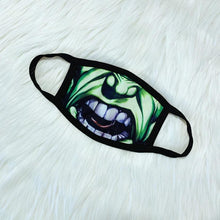 Load image into Gallery viewer, Superhero Facemask - Green Monster
