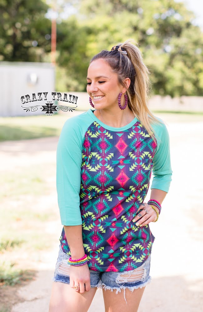 Crazy Train Giddy Wild Raglan