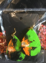 Load image into Gallery viewer, Green, black and more Earrings
