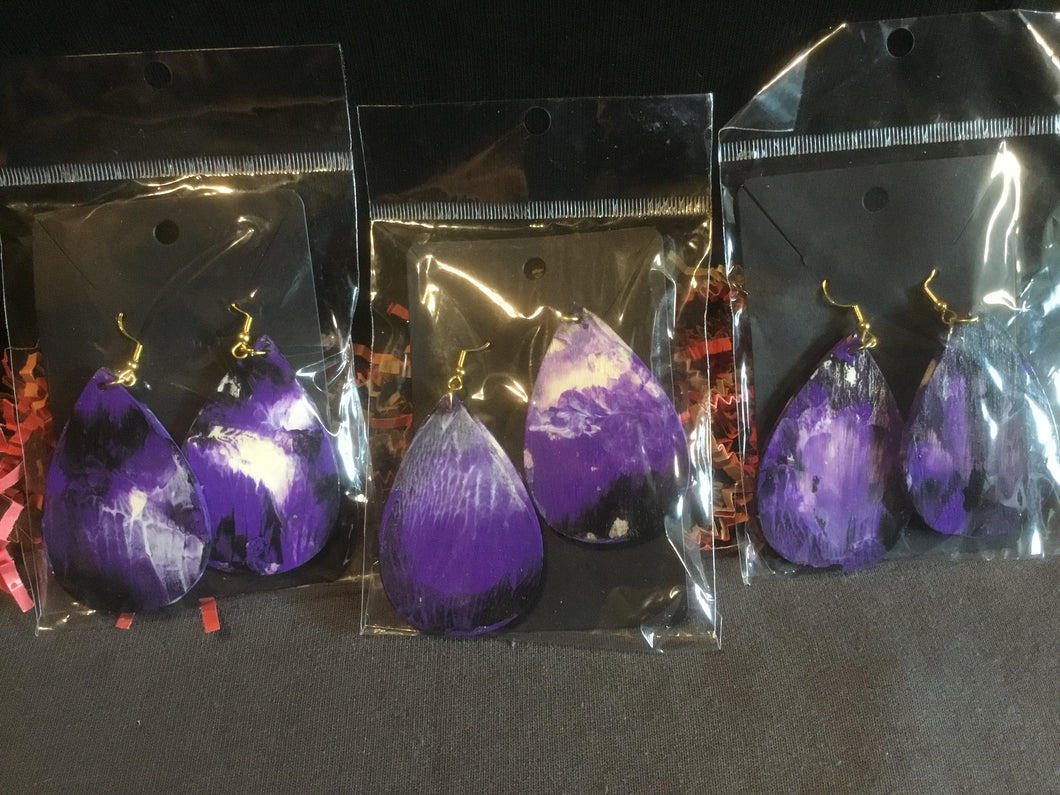 Purpley Earrings