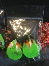 Load image into Gallery viewer, Green, black and more Earrings
