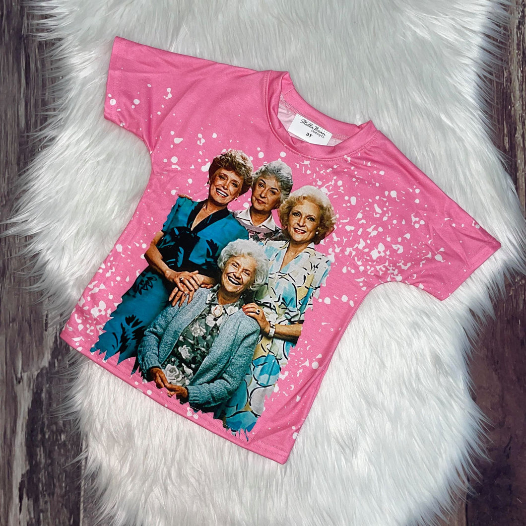 Bleach Splatter T-Shirts-Pink TV Show