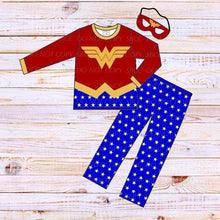 Load image into Gallery viewer, Superhero Loungewear Set - Red &amp; Gold
