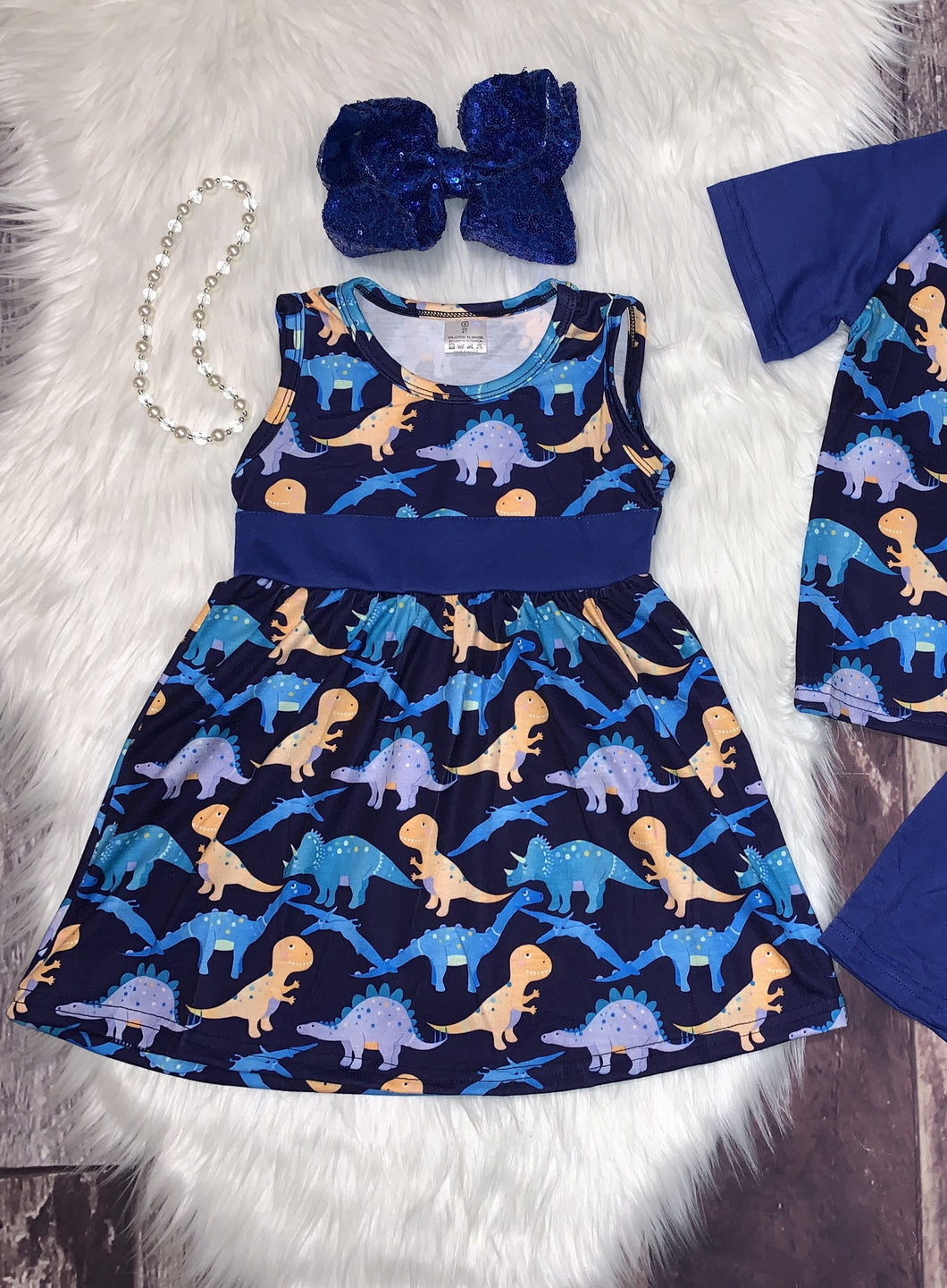 Dinosaur Printed Dress