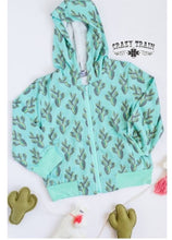 Load image into Gallery viewer, Crazy Train Caboose Kids Prickly Pear Zip Up Hooded Jacket &amp; Joggers
