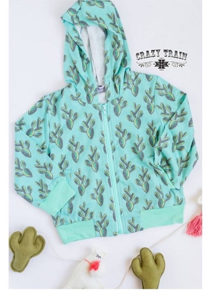 Crazy Train Caboose Kids Prickly Pear Zip Up Hooded Jacket & Joggers