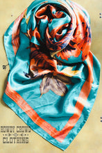 Load image into Gallery viewer, Orange Floral Wild Rag
