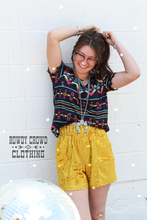 Load image into Gallery viewer, MUSTARD- Vetiver Velvet Shorts
