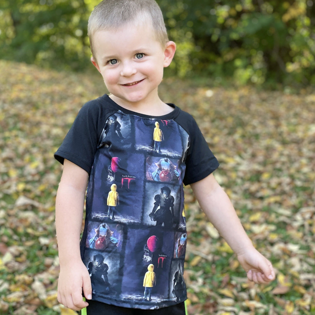 Halloween Horror You'll Float Too Raglan