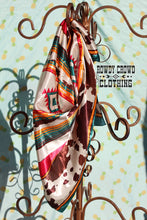 Load image into Gallery viewer, Conroe Cowprint Wild Rag
