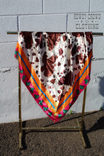 Load image into Gallery viewer, Cowhide Cactus Wild Rag
