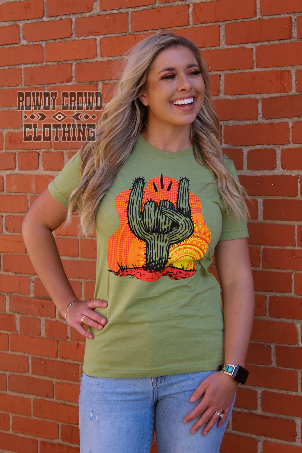 Rock On Cactus Tee