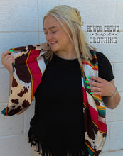 Load image into Gallery viewer, Conroe Cowprint Wild Rag

