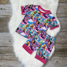 Load image into Gallery viewer, Pink Bakery Wonder Short Sleeve Loungewear Set
